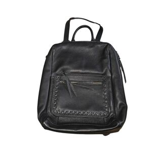 The Sak Loyda Black Leather Backpack Classic Style